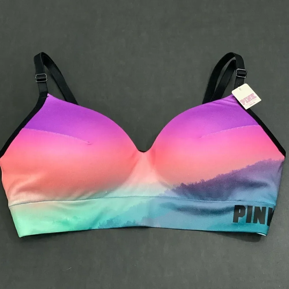 Victoria’s Secret Pink Cool & comfy Lined lightly padded bralette bra